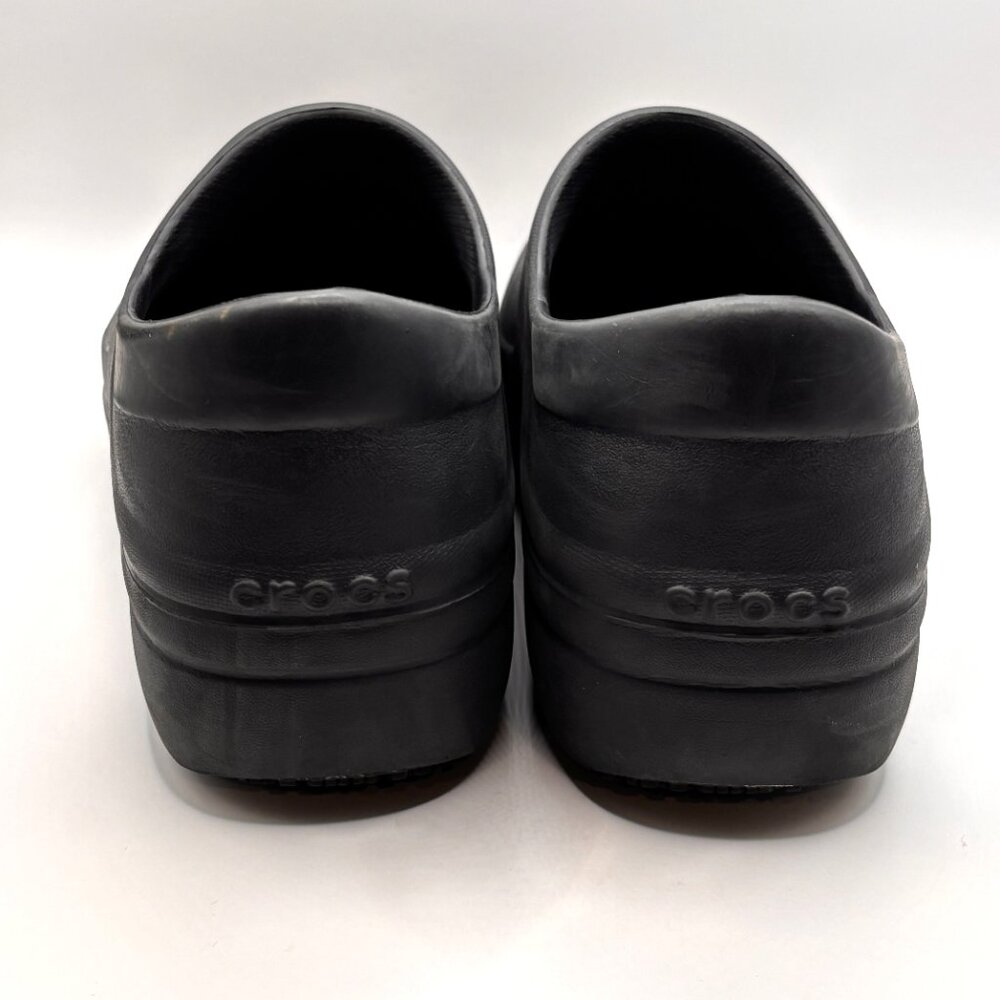 Crocs Neria Pro II Women's Size 8 Shoes Black Slip Resistant Work Nursing Clogs - Picture 4 of 8